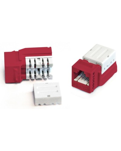 KJNE-8P8C-C5e-90-RD. Вставка Keystone Jack RJ-45. Hyperline в Прокопьевске