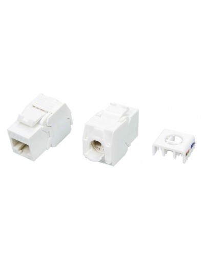 KJ8-8P8C-C6A-180-TLS-WH. Вставка Keystone Jack RJ-45. Hyperline в Прокопьевске