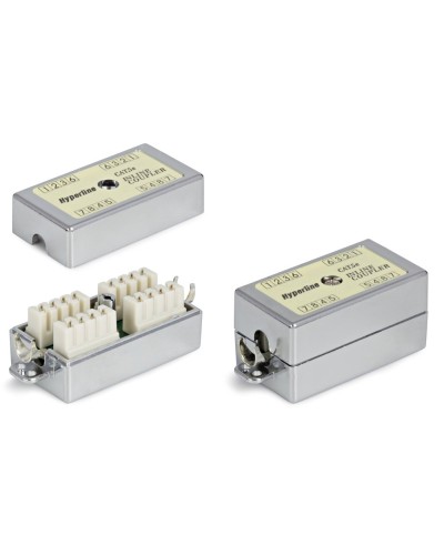 CA-IDC-C5e-SH-F-WH. Проходной адаптер экранированный. Hyperline в Прокопьевске