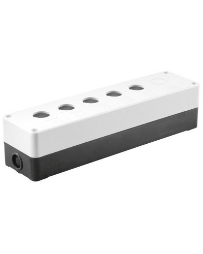 Корпус КП105(6) для кнопок 5(6) мест белый (BKP10-6-K01). Корпус для кнопочных постов. IEK в Прокопьевске