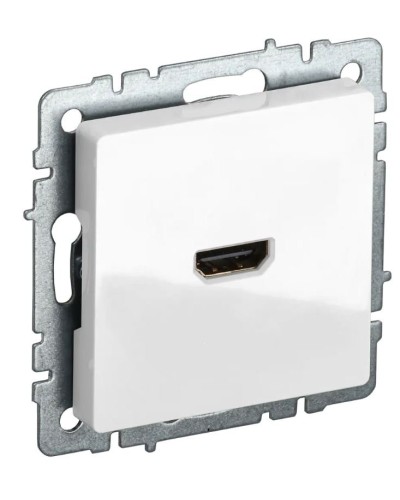 Розетка HDMI РHDMI-0-БрБ белая BRITE (BR-H10-K01). Розетка HDMI. IEK в Прокопьевске