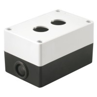 Корпус КП102 для кнопок 2 места белый (BKP10-2-K01). Корпус для кнопочных постов. IEK
