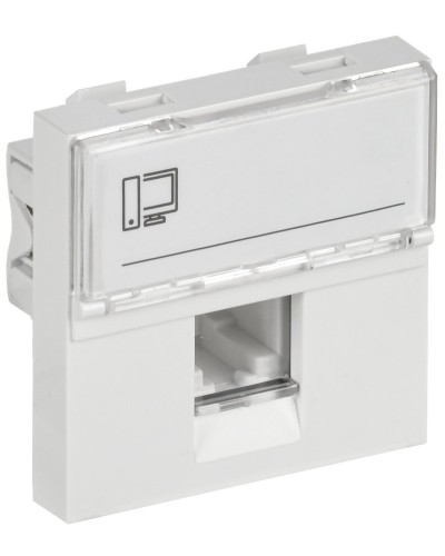 Розетка RJ45 кат.6 PRIMER РКИ-20-00-П-6 белый IEK (PR-KK40D-RI-0-2-1C06U-K01). Розетка RJ-45. IEK в Прокопьевске