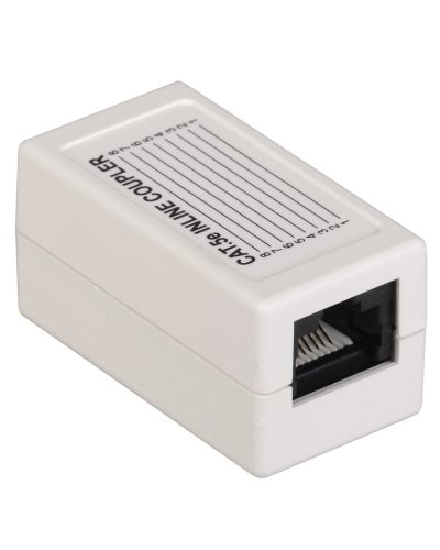 CS70-1C5EU. Проходной адаптер категория 5Е UTP тип RJ45-RJ45, белый. ITK в Прокопьевске