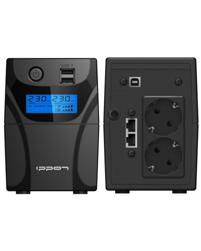 Ippon Back Power Pro II 850 Euro (1005575). Источник бесперебойного питания. Ippon в Прокопьевске