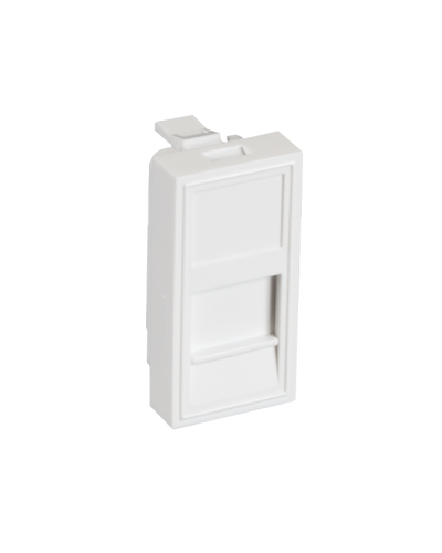 EC-IMH-1-WT-10 (10шт). Вставка 45x45 (Mosaic) для 1 модуля Keystone Jack. NETLAN в Прокопьевске