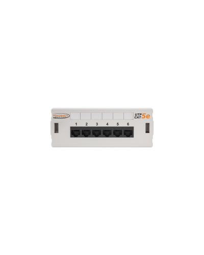NMC-WP06UD2-GY. Патч-панель настенная 6 портов, Кат.5е. NIKOMAX в Прокопьевске
