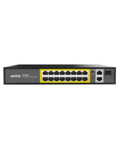 Netis P116GH. Коммутатор сетевой PoE неуправляемый. Netis в Прокопьевске