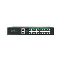 Netis P116GC. Коммутатор сетевой PoE неуправляемый. Netis