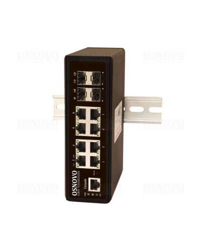 SW-70804/IL. Промышленный коммутатор Gigabit Ethernet на 12 портов. OSNOVO в Прокопьевске