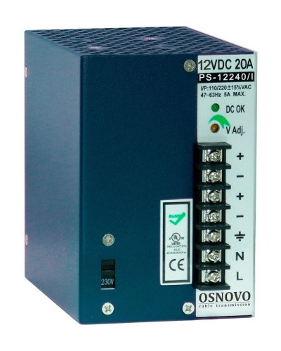PS-12240/I. Блок питания промышленный. OSNOVO в Прокопьевске