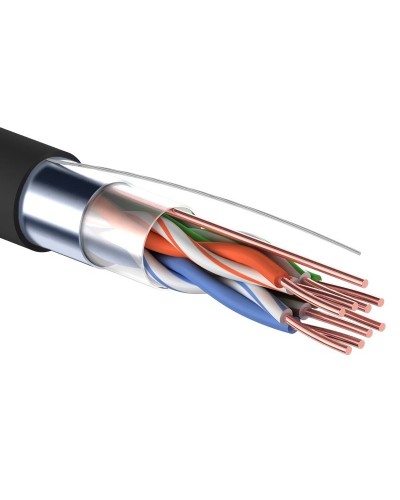 F/UTP 4PR 24AWG, CAT5e. OUTDOOR, 305м. PROconnect (01-0154). Кабель «витая пара» (LAN) для структурированных систем связи. PROCONNECT в Прокопьевске