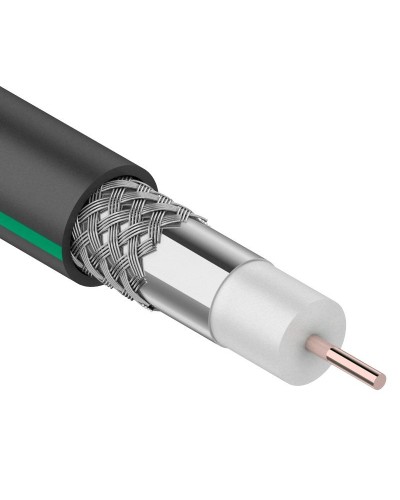 SAT 703 B, Cu/Al/Al, 75%, 75 Ом, 100 м, черный OUTDOOR. PROconnect. (01-2436-1). Кабель коаксиальный радиочастотный. PROCONNECT в Прокопьевске