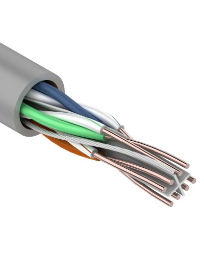 U/UTP 4PR 23AWG, CCA, CAT6, PVC, 305м. PROconnect (01-0047-3). Кабель «витая пара» (LAN) для структурированных систем связи. PROCONNECT в Прокопьевске