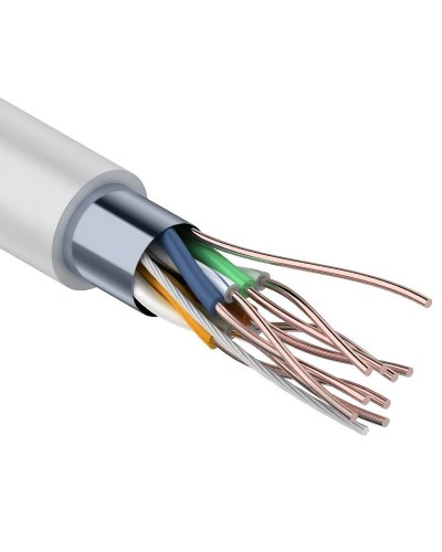 F/UTP Light, CAT 5, PVC, 4PR, 26AWG, омедненный INDOOR, SOLID, серый, 305м, PROconnect (01-0148-3). Кабель «витая пара» (LAN) для структурированных систем связи. PROCONNECT в Прокопьевске