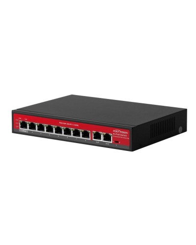 PND-08P-2G (120W). Коммутатор AI 10-портовый с функцией PoE. Polyvision в Прокопьевске