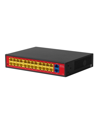 PND-24P-2G Lite (250W). Коммутатор неуправляемый 26-портовый с функцией PoE. Polyvision в Прокопьевске