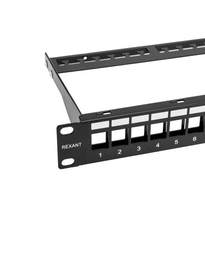 Панель коммутационная наборная 19", 1U, 24 порта, UTP REXANT PRO (02-0053): Патч-панель 19" в Прокопьевске