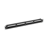 Панель коммутационная с кабельным органайзером 19, 1U, 24 порта, RJ-45, CAT 6, UTP REXANT PRO (02-0231). Патч-панель 19. Rexant