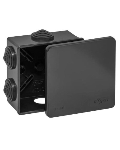Коробка TYCO ОП 85х85х40мм УХЛ1 IP54 черный (67040Ч). Коробка распределительная. RuVinil в Прокопьевске