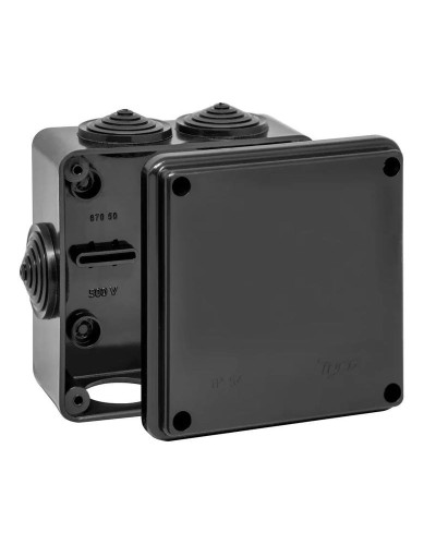 Коробка TYCO ОП 100х100х50мм УХЛ1 IP54 черный (67050Ч). Коробка распределительная. RuVinil в Прокопьевске