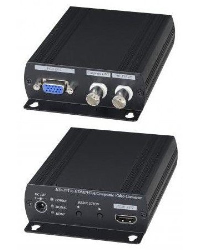 AD001HD4. Преобразователь-разветвитель AHD/HDCVI/HDTVI в HDMI/VGA/CVBS. SC&T в Прокопьевске