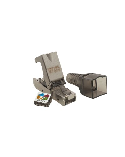 Коннектор 8P8C STP 6A (RJ-45) безынструментальный (10-0240). Разъем RJ-45. SUPRLAN в Прокопьевске