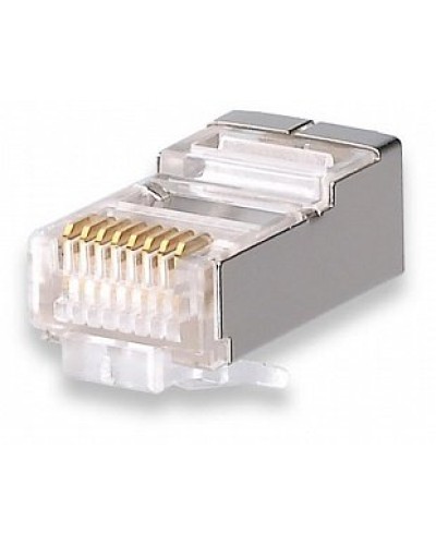 Коннекторы 8P8C FTP Cat.5e 3U (RJ-45) (100шт) (10-0201). Разъем RJ-45. SUPRLAN в Прокопьевске