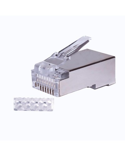 Коннекторы 8P8C FTP Cat.6 3U (RJ-45) (100шт) (10-0202). Разъем RJ-45. SUPRLAN в Прокопьевске