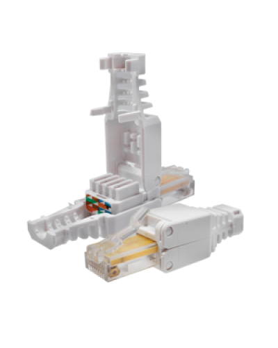 Коннектор 8P8C U/UTP Cat.5e (RJ-45) безинструментальный (10-0218). Разъем RJ-45. SUPRLAN в Прокопьевске