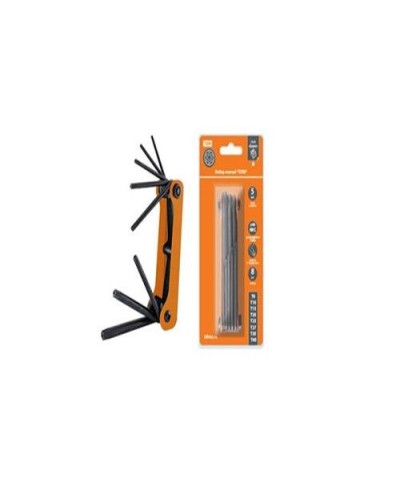 Набор ключей TORX раскладной 8шт.: T9-T40, углеродистая сталь Гранит TDM (SQ1020-0211). Набор ключей. TDM ЕLECTRIC в Прокопьевске