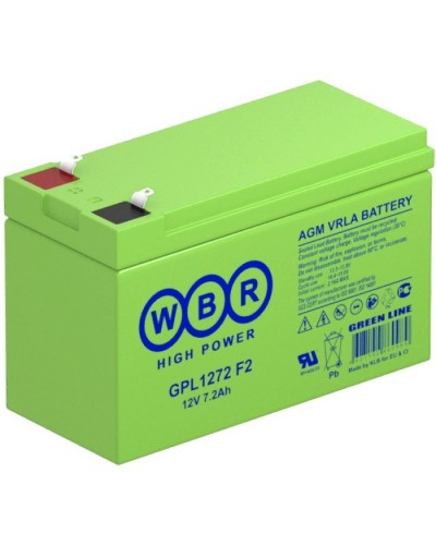 WBR GPL1272 F2. Аккумулятор герметичный свинцово-кислотный. WBR в Прокопьевске