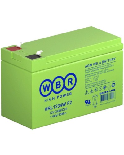 WBR HRL1234W F2. Аккумулятор герметичный свинцово-кислотный. WBR в Прокопьевске