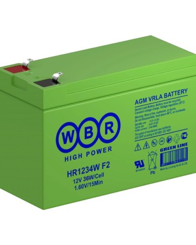 WBR HR1234W F2. Аккумулятор герметичный свинцово-кислотный. WBR в Прокопьевске