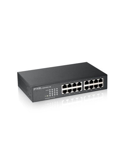 GS1100-16-EU0103F. Коммутатор 16xGE, rack 19, бесшумный. ZYXEL в Прокопьевске