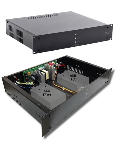 СКАТ-1200У RACK (СКАТ ИБП-12/7-2x17-RACK) (2141). Источник вторичного электропитания резервированный. Бастион в Прокопьевске