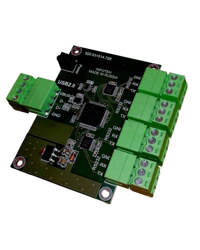 AVT-USB/4RS232. Промышленный преобразователь USB в RS-232. Инфотех в Прокопьевске
