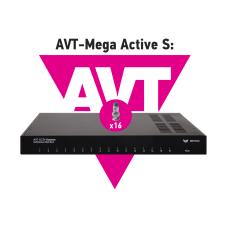 AVT-Mega Active S. 16-ти канальный комплект для передачи AHD/CVI/TVI 5Mp/4Mp/1080p. Инфотех