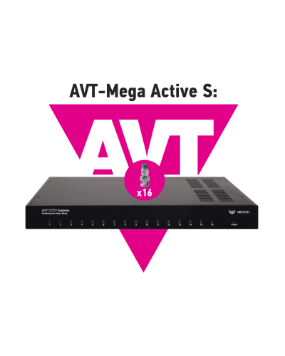 AVT-Mega Active S. 16-ти канальный комплект для передачи AHD/CVI/TVI 5Mp/4Mp/1080p. Инфотех в Прокопьевске